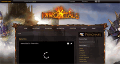 Desktop Screenshot of immortals-co.com